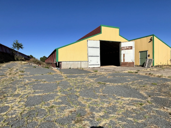 A vendre bâtiment industriel de 1200 m² à Deux-Grosnes pour stockage ou activités artisanales