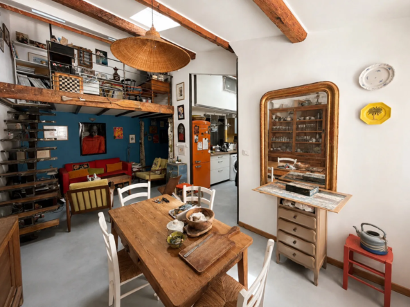 Appartement loft de 38,73 m² avec mezzanine au cœur de La Ciotat
