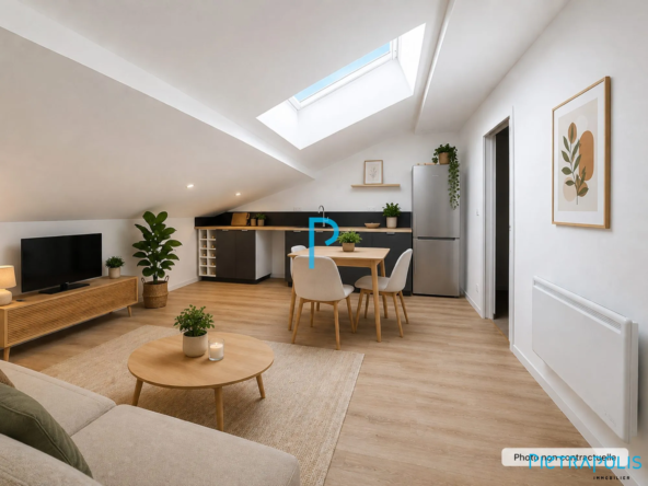 Appartement T2 bis rénové en hyper centre de Tarare - 50 m²