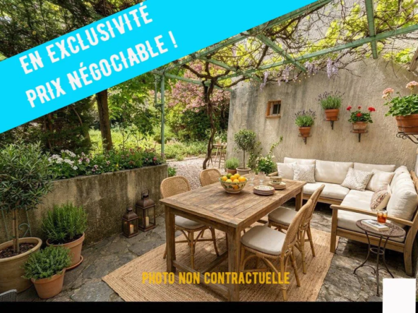 Maison à vendre à Gravières avec jardin et potentiel de rénovation
