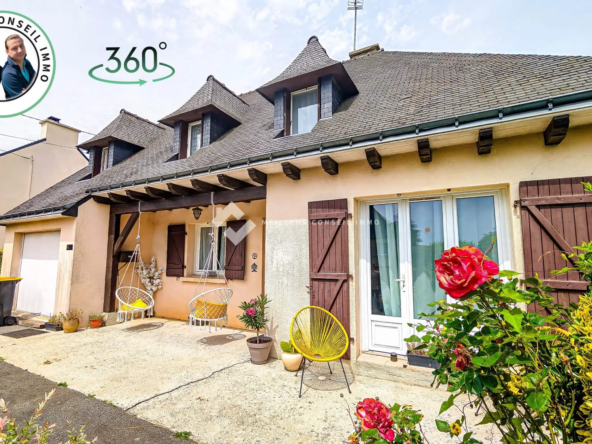 Maison 4 chambres rénovée à Guerlédan proche du lac - 106 m²
