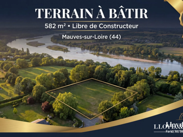 Terrain à bâtir de 582 m² à Mauves-sur-Loire, Libre de constructeur, Viabilisé