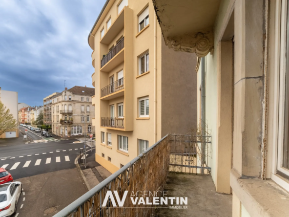Appartement 3 pièces à vendre à Metz Sablon - 55,42 m², Balcons, cave