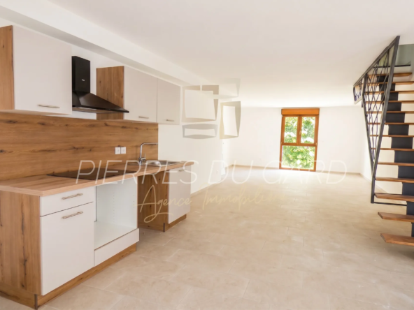 Appartement 3 pièces à vendre en plein centre d'Uzès avec 2 chambres