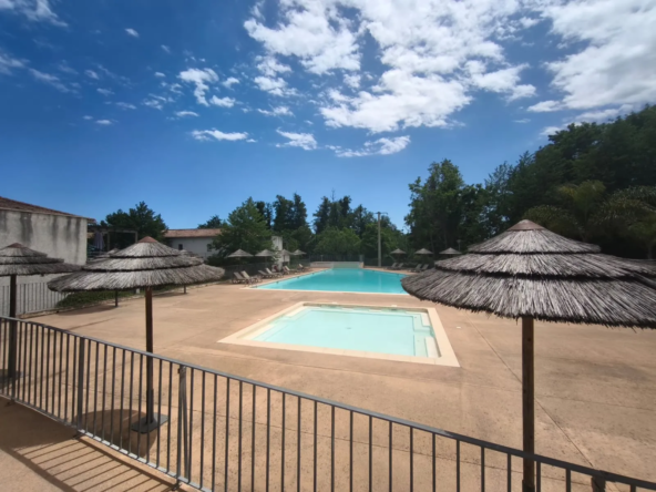 Bel appartement T3 en résidence avec piscine et accès mer à Poggio-Mezzana
