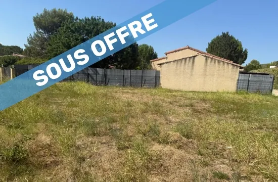 Terrain constructible de 625 m² à Crespian, idéal pour votre maison dans le Gard