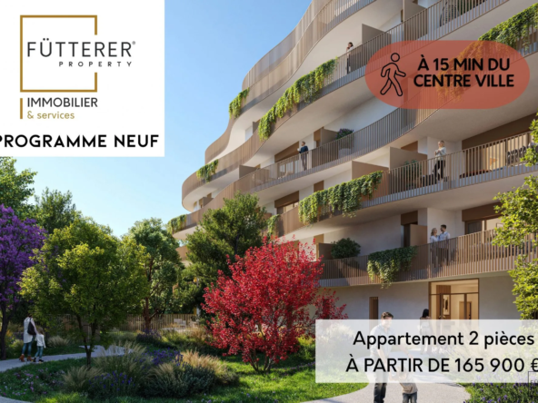 Appartement T2 neuf avec terrasse et parking à Narbonne
