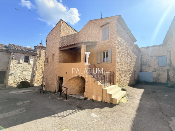 Achat maison en pierre rénovée à Mallefougasse-Augès, village authentique