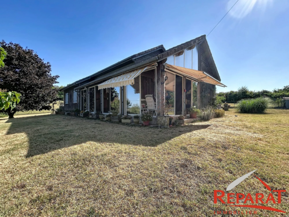 À vendre chalet de 83 m² à Ayen avec terrain et garages