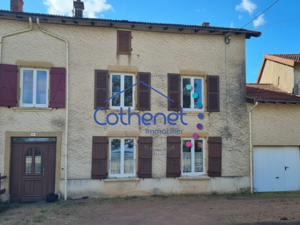 Maison de village à vendre avec grand jardin et dépendance à Villers