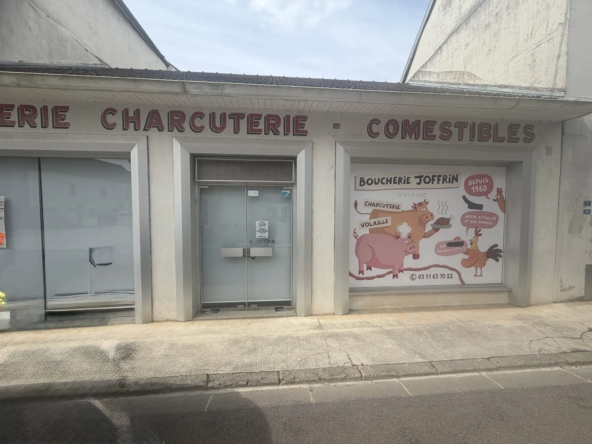 Fonds de commerce et murs d'une boucherie-charcuterie à Mussy-sur-Seine, forte notoriété