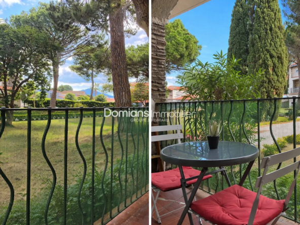 Grand studio rénové à Arles-sur-Mer avec piscine et terrasse, proche plage et commodités