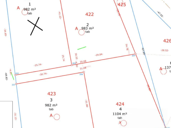 Terrain constructible de 982 m² à Montenois, opportunité à saisir