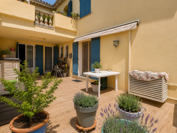 A vendre appartement T3 lumineux avec terrasse à Vaison-la-Romaine