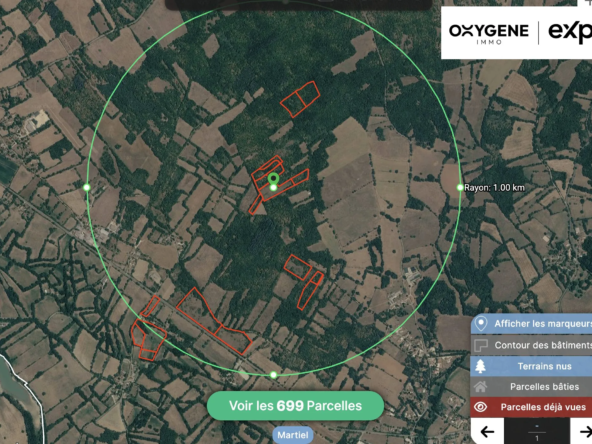 Achat terrain agricole et forestier à Martiel (12200) - 14 ha