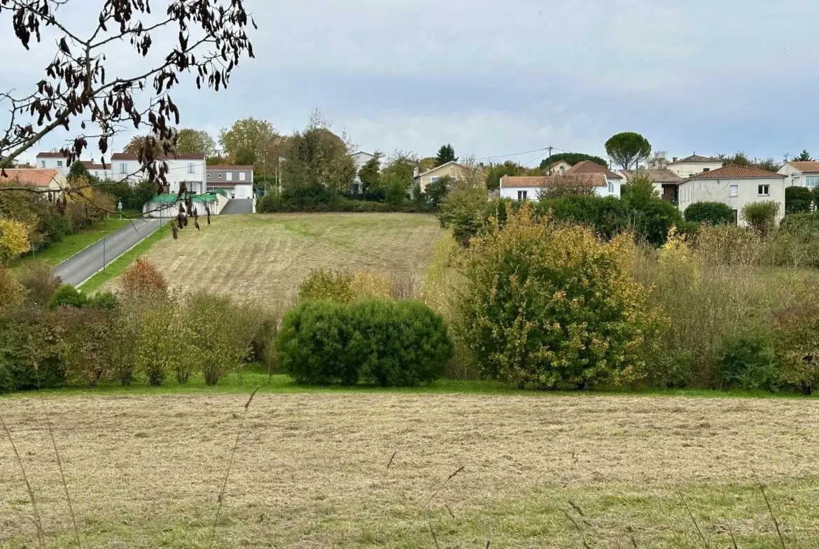 Terrains constructibles viabilisés à Saintes - Zone sécurisé et hors inondation 