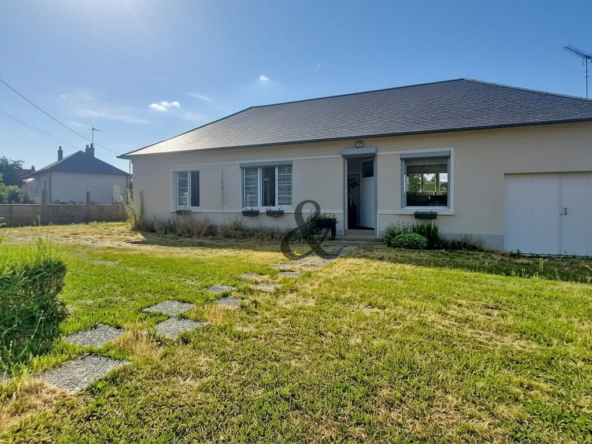 Maison de plain-pied à Herbault avec 3 chambres et terrain clos de 1400 m²