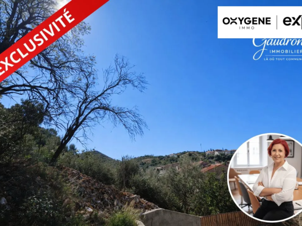 Bâtiment de 40 m² avec permis d'urbanisme à Estagel – Vue montagne