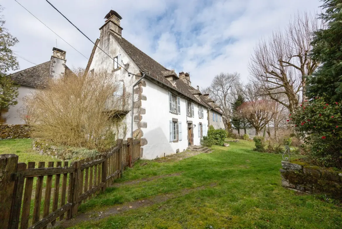 Grande maison ancienne de 1683 avec dépendances et terrain à PLEAUX 