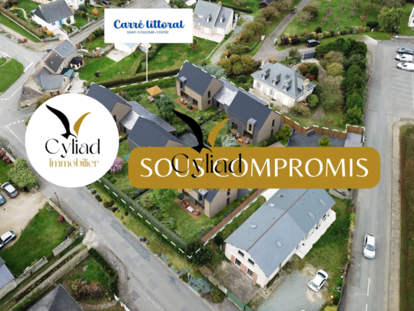 Terrain constructible à Saint-Coulomb - Superficie 349 m² - Secteur recherché