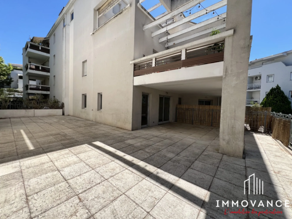 Appartement T2 avec terrasse et parking à Montpellier Aiguelongue