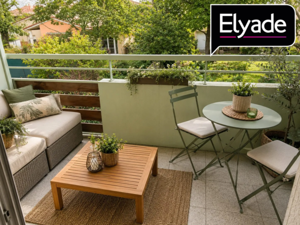 Appartement T2 de 41 m² à Aucamville avec balcon, parking privé et rentable locative