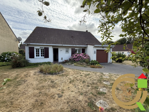 Pavillon de Plain Pied à Hesdin de 80m2 avec jardin arboré