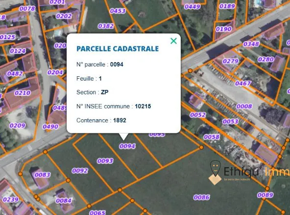 Terrain constructible à vendre à Magny-Fouchard - 1892 m² optimisés pour votre projet