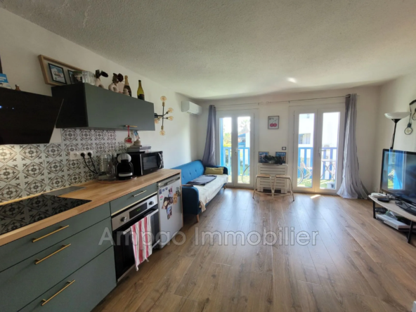 Achat appartement 2 pièces à Canet-en-Roussillon avec terrasse et piscine