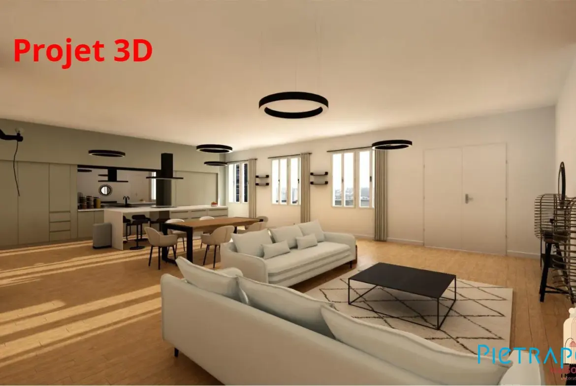 Local commercial à rénover de 207 m² à Tarare, emplacement idéal 