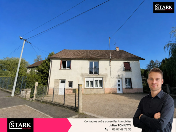 Maison à rénover de 147m² avec grand terrain à Amblans-et-Velotte