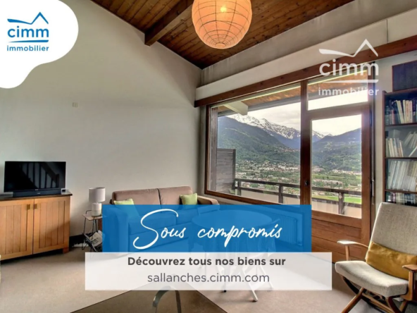 Charmant appartement duplex T2 avec vue sur les montagnes à Passy