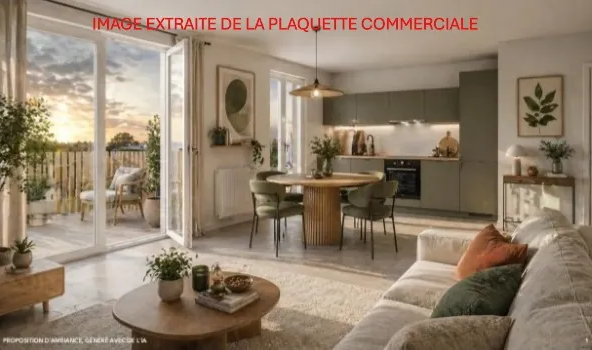 Appartement T2 neuf à Cherbourg-en-Cotentin avec balcon et parking - Livraison 2028