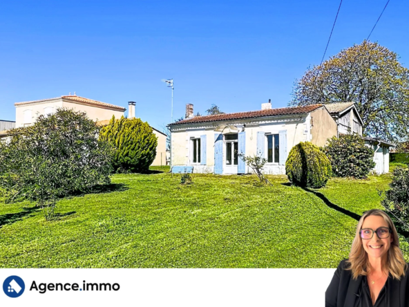 Maison à rénover avec grand terrain à Saint-Ciers-sur-Gironde