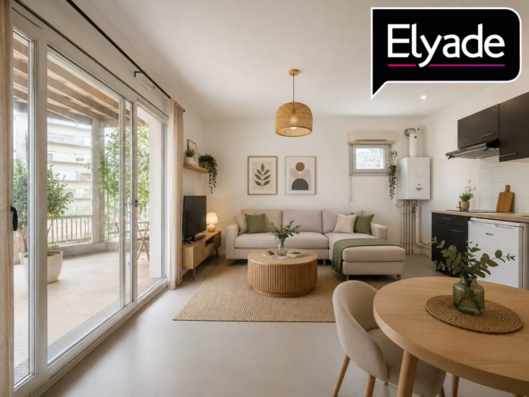 Suggestion d'aménagement  Appartement T2 à vendre de 42,7 m² près du métro Borderouge à Toulouse