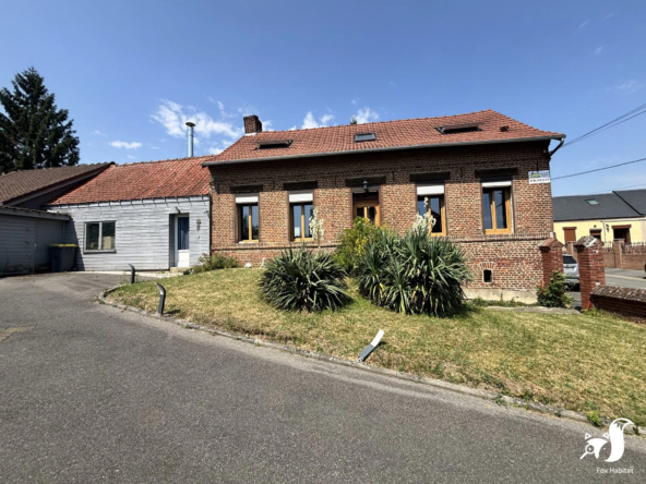 Maison à vendre à Ligny-en-Cambrésis avec potentiel d'extension et grand jardin