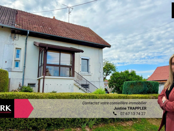 Maison mitoyenne à rénover de 90 m² à Grandvillars - Terrain de 4,50 ares