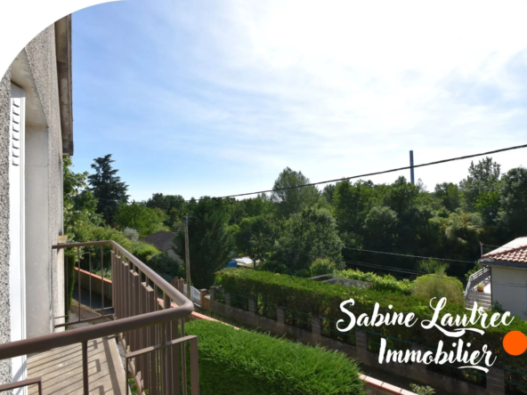 Charmant appartement T3 rénové avec balcon, deux garages et vue dégagée à Lescure d'Albigeois