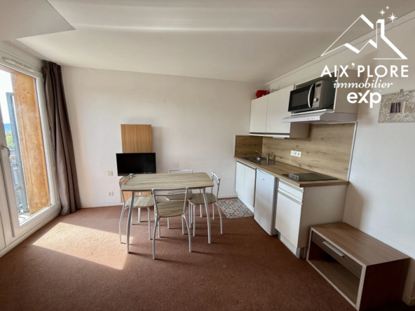 Appartement T1 de 26 m² avec piscine et services authentiues à La Féclaz