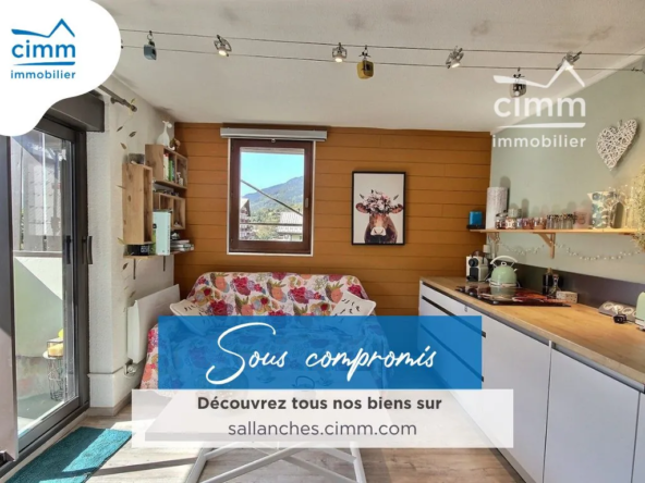 Appartement T2 à vendre à Samoëns avec balcon et vue montagne