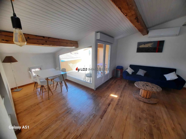 Appartement lumineux T3 de 77 m² à Perpignan avec terrasse et cave