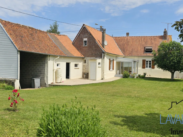 Maison individuelle à Rubempré avec 3 chambres, garage et jardin clos
