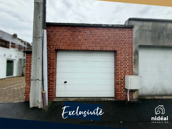 Garage à vendre de 24 m² à Aulnoye-Aymeries avec porte sectionnelle