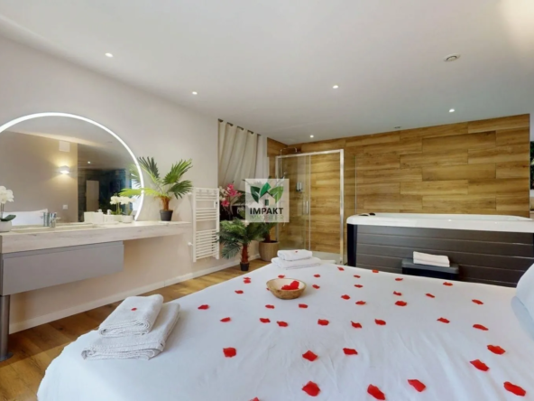 Appartement T3 rénové avec jacuzzi et cave à Sermamagny