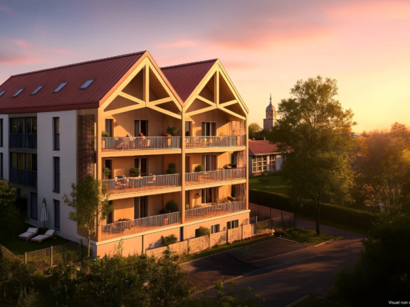 Appartement T2 neuf en dernier étage au cœur de Lamballe - Livraison 2027