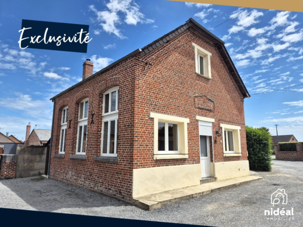 Maison à vendre à Hargnies proche frontière - 110 m² avec 4 chambres