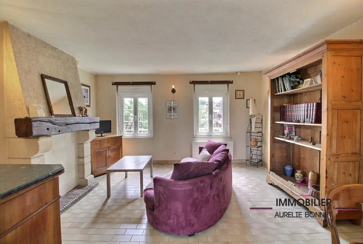 Appartement duplex lumineux avec cachet ancien au centre de Lisieux 