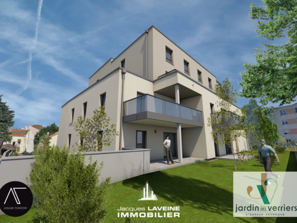 Appartement neuf 2 pièces avec terrasse à Metz-Sablon - Livré en 2026