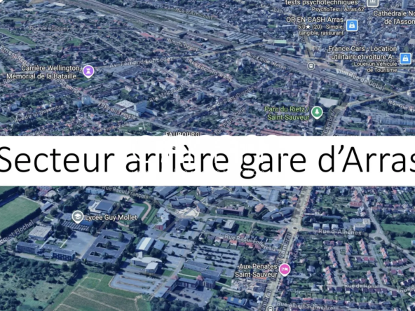 Local professionnel à vendre à Arras près de la gare, 112 m²