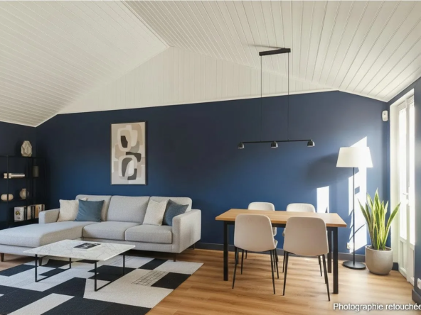 Maison lumineuse avec 2 chambres, garage et jardin à Port-Saint-Père
